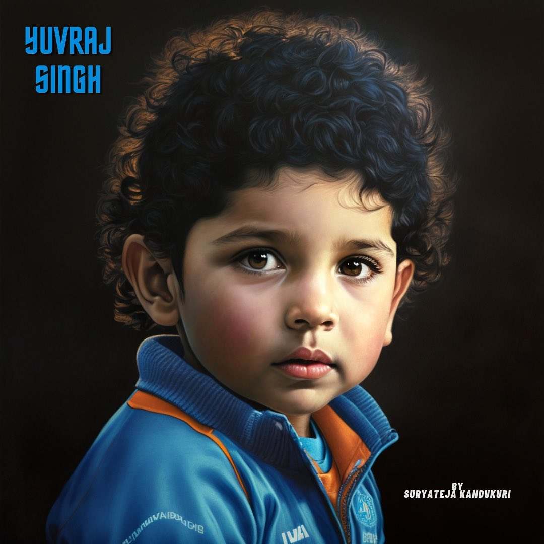 Yuvraj Singh as a kid